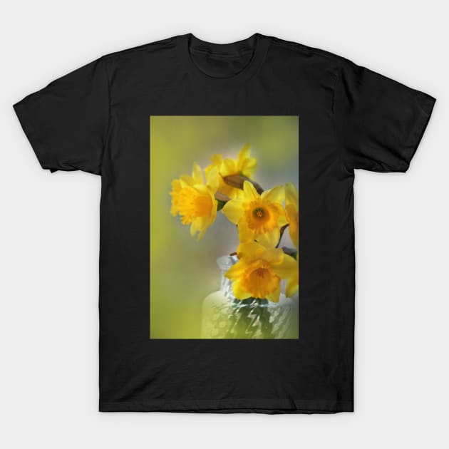 My First Daffodils T-Shirt by EileenMcVey